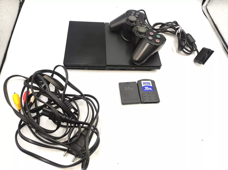 KONSOLA PS2 SLIM SCPH-900004 + 6 GIER