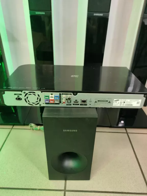 KINO DOMOWE SAMSUNG HT-J4550 5.1 500W BLU-RAY DVD CD USB BLUETOOTH RADIO F