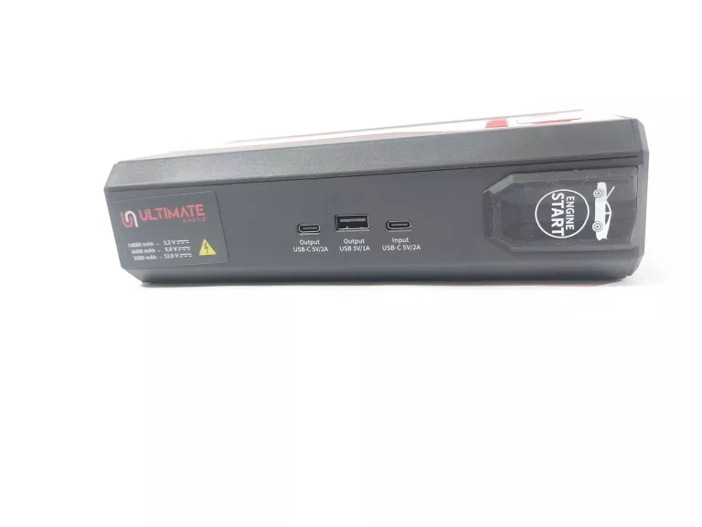 ROZRUCHOWE URZĄDZENIE 14AH Z KOMPRESOREM, LATARKĄ I USB-C ULTIMATE SPEED