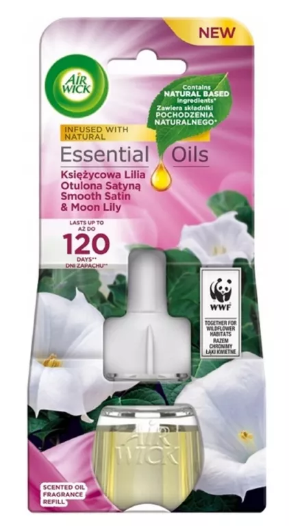 AIR WICK KSIĘŻYCOWA LILIA OTULONA SATYNĄ WKŁAD / ZAPAS 19ML
