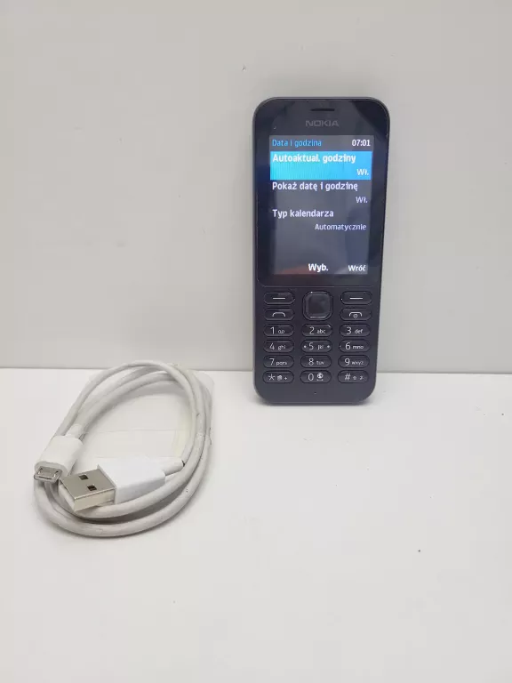 TELEFON KOMÓRKOWY NOKIA 222 16 MB / 16 MB 2G CZARNY + PRZEWÓD USB
