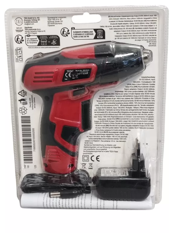 WKRĘTARKA TEDI QD-CS010 3,6V