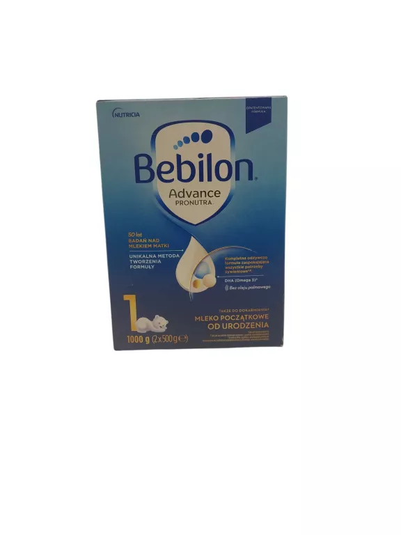 BEBILON ADVANCE PRONUTRA 1, MLEKO POCZĄTKOWE OD URODZENIA, PROSZEK, 1000 G