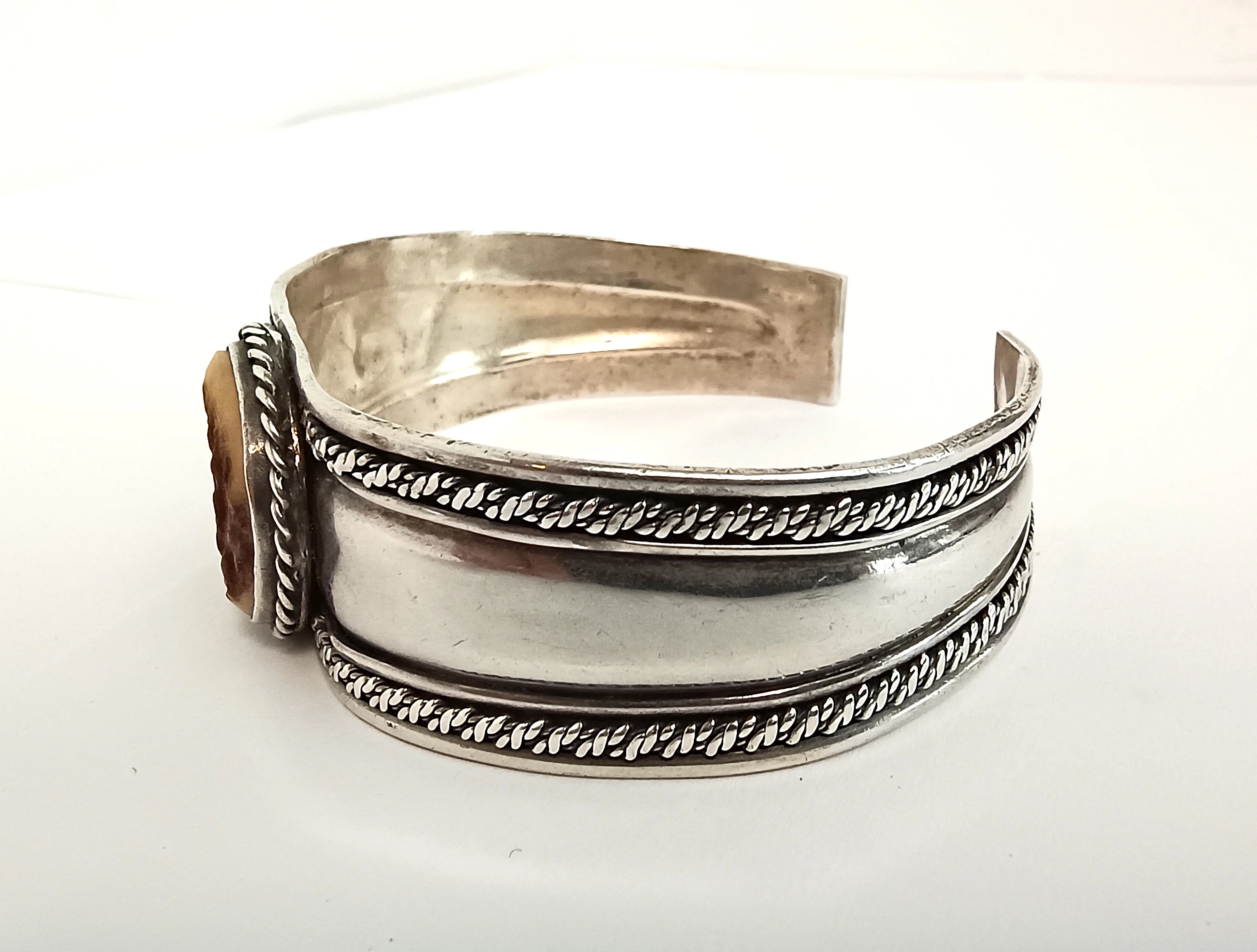 stara-srebrna-bransoletka-otwarta-925-3426g-kamienie-221-32