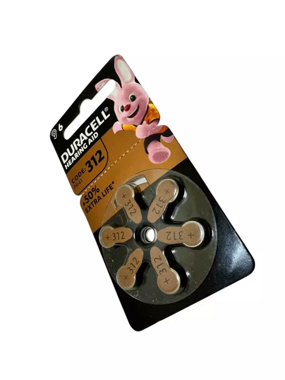 BATERIE DO APARATÓW SŁUCHOWYCH DURACELL PR41 6 SZT.