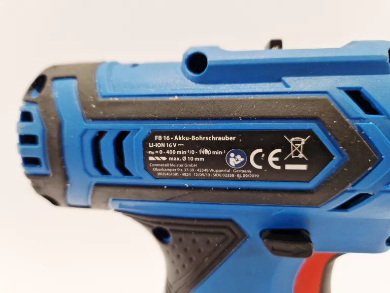 WKRĘTARKA FERREX FB 16 Z AKUMULATOREM 16V 2.5AH + ŁADOWARKA