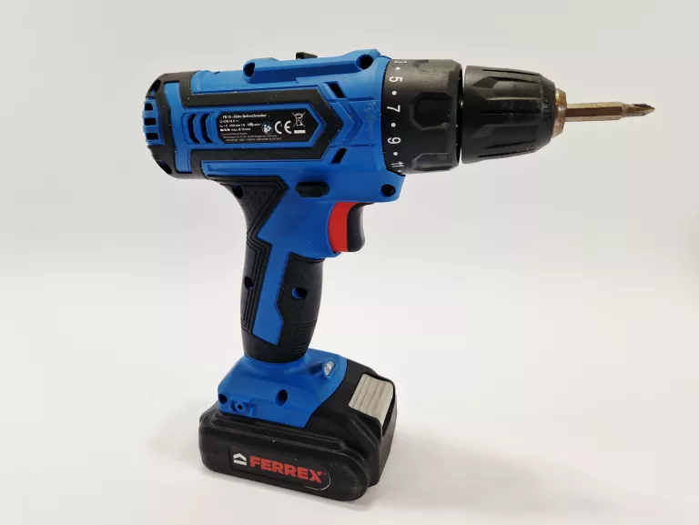 WKRĘTARKA FERREX FB 16 Z AKUMULATOREM 16V 2.5AH + ŁADOWARKA