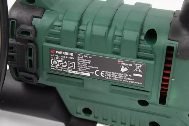 WYRZYNARKA PARKSIDE PSTD 800 E4 KOMPLET