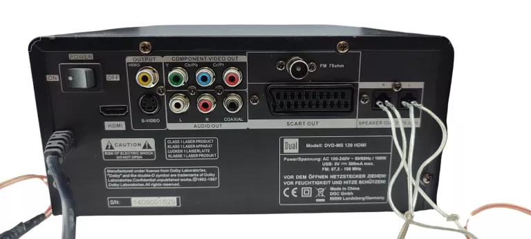 WIEŻA STEREO DUAL DVD MS 120 HDMI