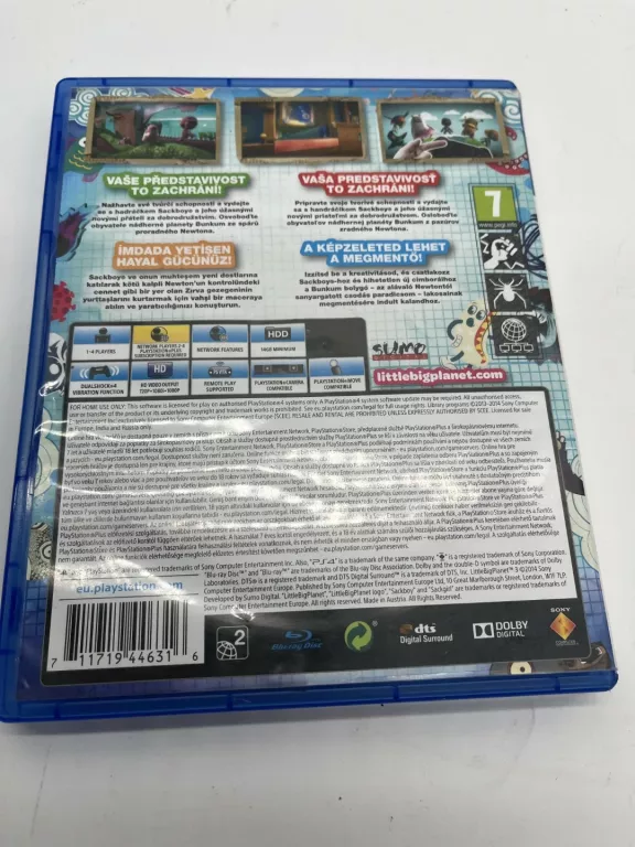 GRA PS4 LITTLE BIG PLANET 3