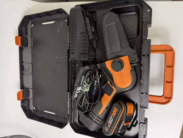 MINI PILARKA AKUMULATOROWA WORX WG324E + WAL + ŁAD + AKU