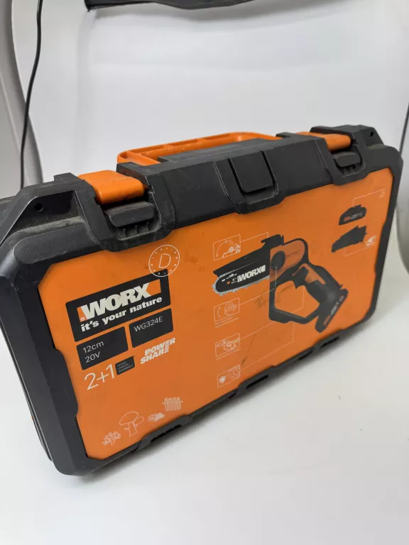 MINI PILARKA AKUMULATOROWA WORX WG324E + WAL + ŁAD + AKU