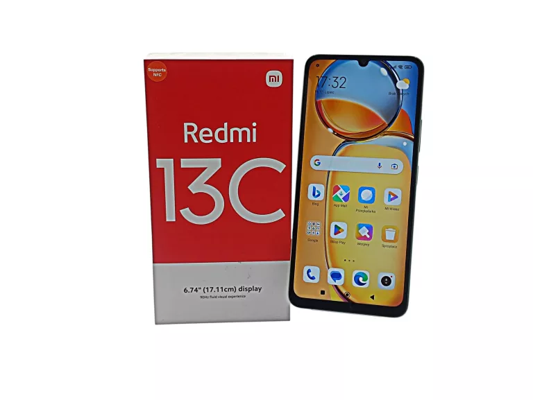 TELEFON XIAOMI REDMI 13C 4/128GB 6.74" ZIELONY JAK NOWY, NA CZĘŚCI