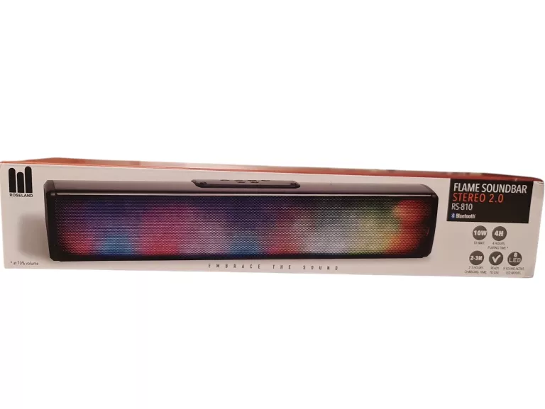 GŁOŚNIK FLAME SOUNDBAR STEREO 2.0 ROSELAND RS-810
