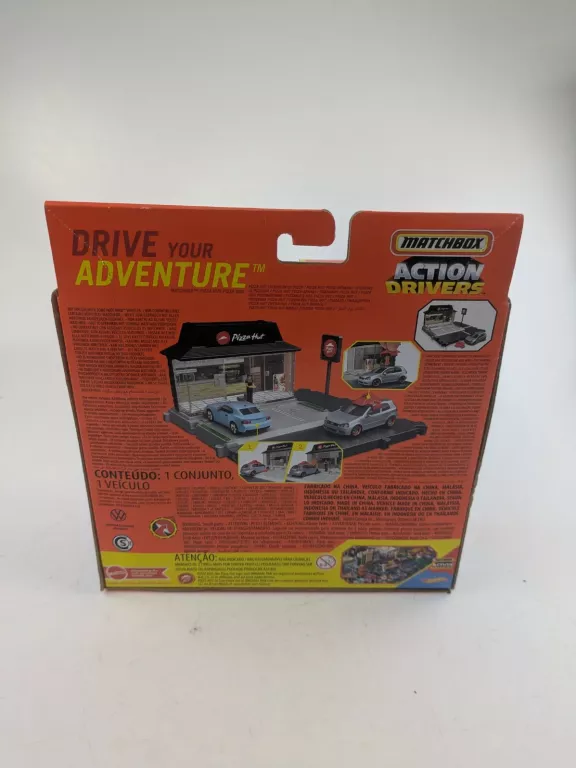 MATCHBOX PIZZA HUT PIZA RUN ZESTAW AUTKO VOLKSWAGEN GTI HJT90 HJT89