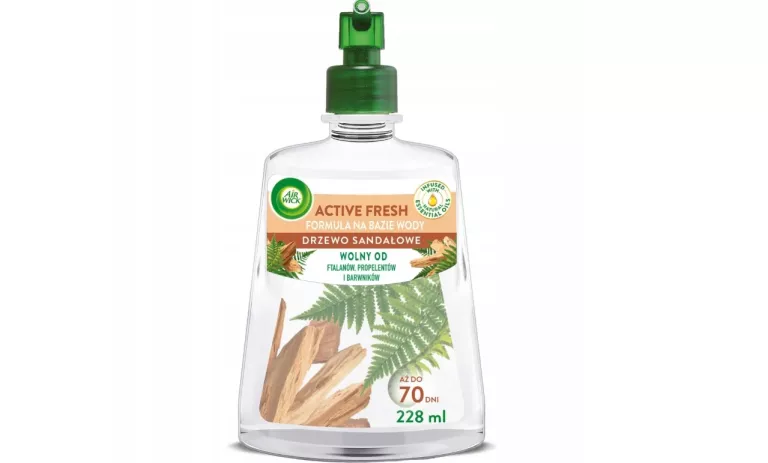 AIR WICK ACTIVE FRESH ODŚWIEŻACZ POWIETRZA WKŁAD DRZEWO SANDAŁOWE 228ML