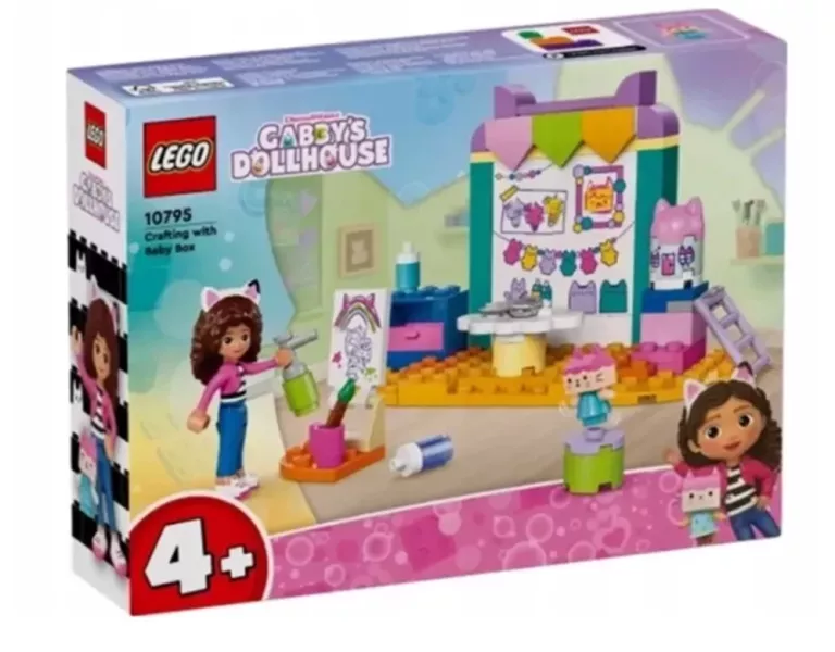 LEGO KOCI DOMEK GABI 10795 PRACE RĘCZNE Z TEKTURZĄTKIEM