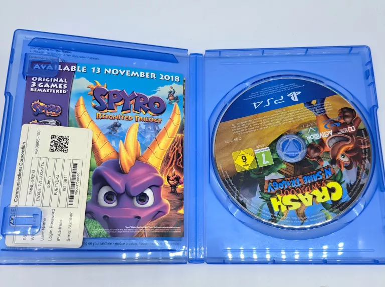 GRY NA PS4 CRASH BANDICOOT N'SANE TRILOGY