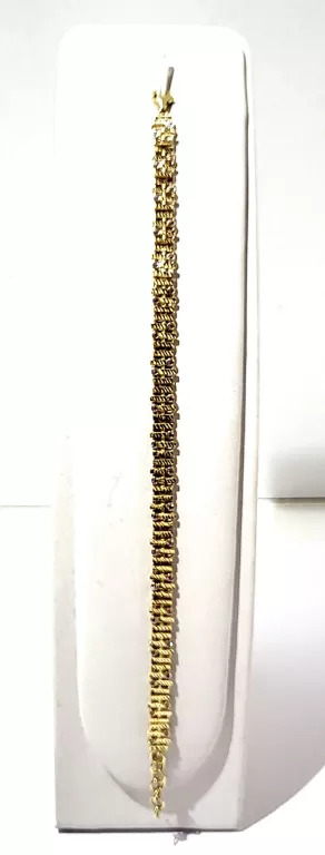 ŚLICZNA ZŁOTA BRANSOLETKA 585 6,06 G