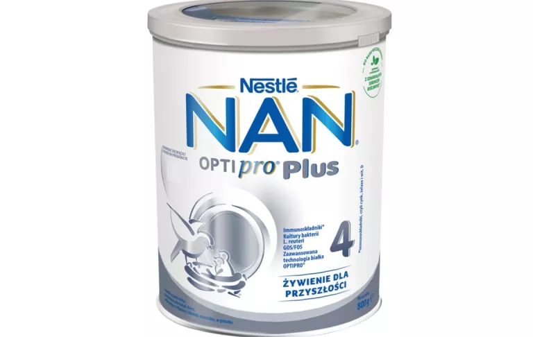 MLEKO MODYFIKOWANE NAN OPTIPRO PLUS 4 DLA DZIECI PO 2. ROKU 800 G