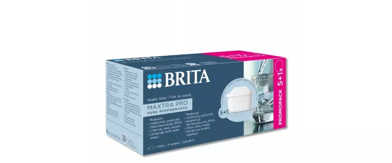 WKŁAD FILTR DO WODY BRITA MAXTRA PRO PURE PERFORMANCE 5+1 SZTUK