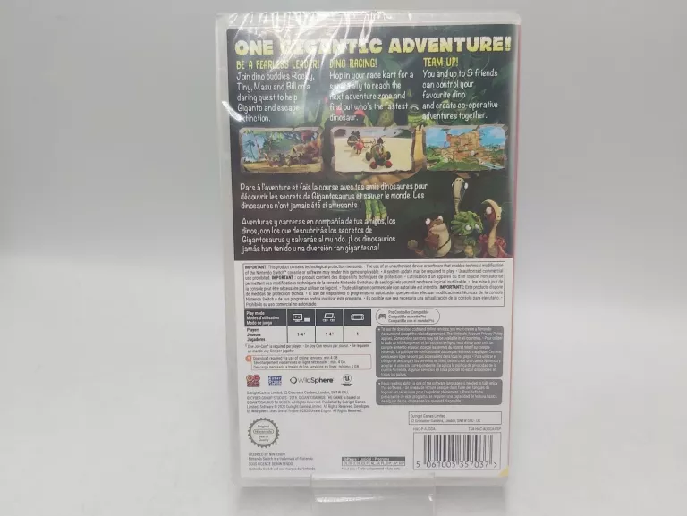 GRA NINTENDO SWITCH GIGANTOSAURUS THE GAME, KOD!!!
