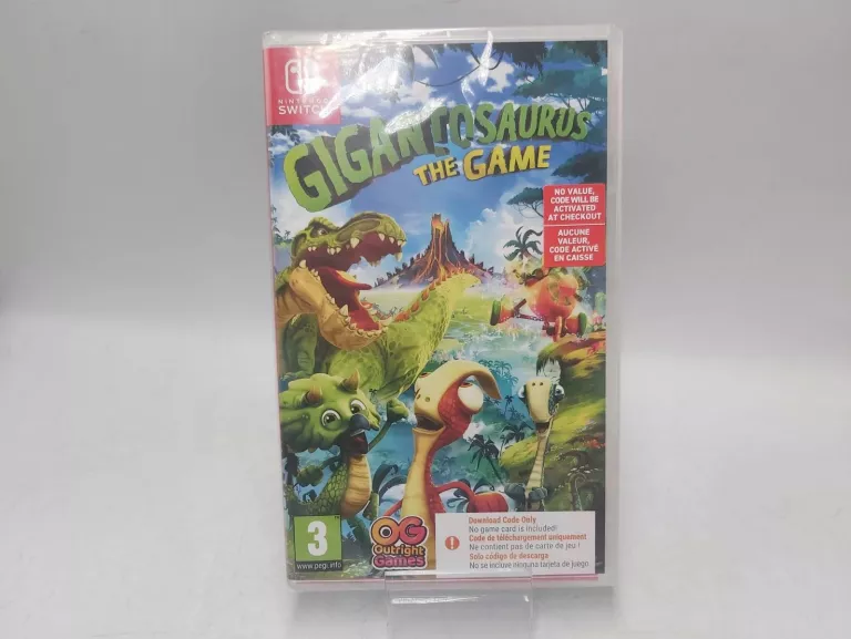 GRA NINTENDO SWITCH GIGANTOSAURUS THE GAME, KOD!!!