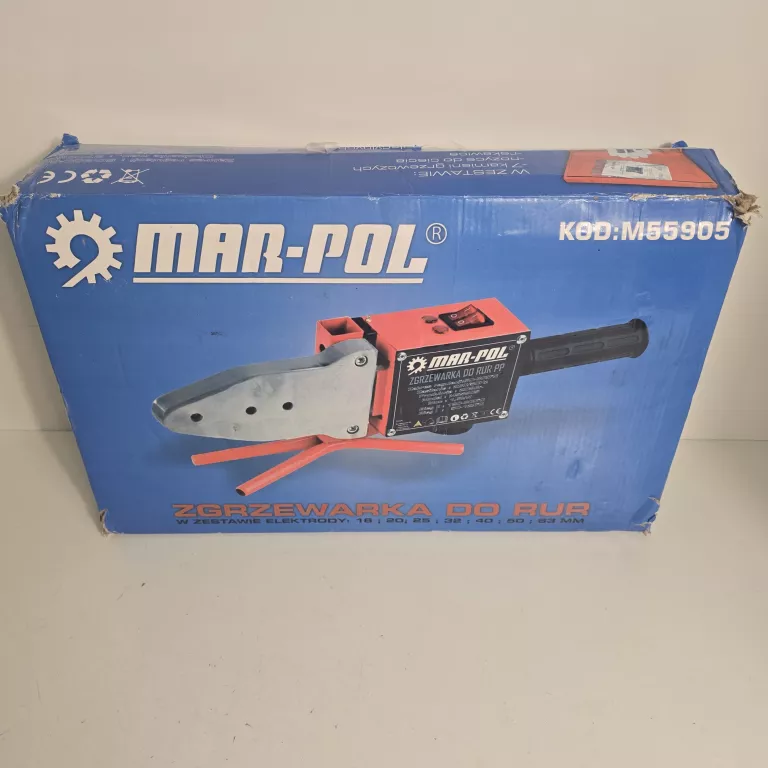 ZGRZEWARKA DO RUR PCV DUŻA 1500W MAR-POL