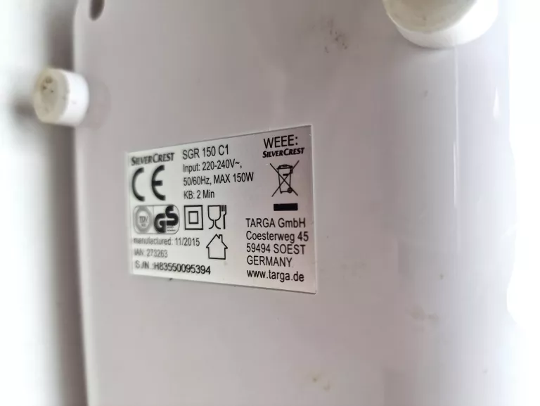 MASZYNKA DO WARZYW SILVER CREST SGR 150 C1