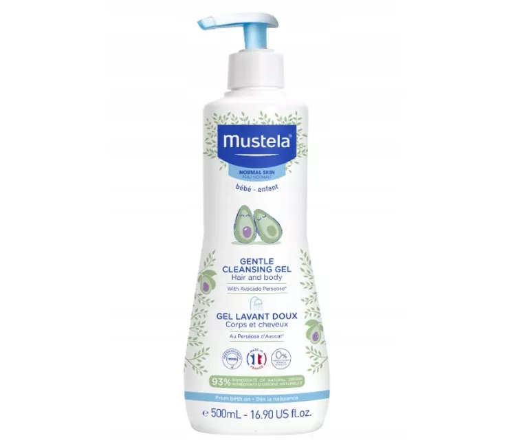 MUSTELA DELIKATNY ŻEL DO MYCIA WŁOSÓW I CIAŁA - 500ML