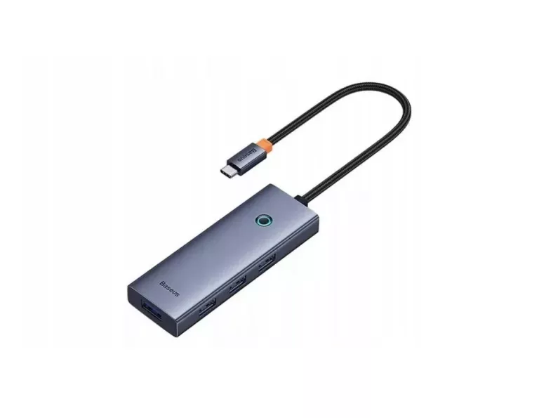 BASEUS ULTRAJOY SERIES 5-PORT HUB GREY USB-C TO HDMI 4K 30HZ + USB 3.0