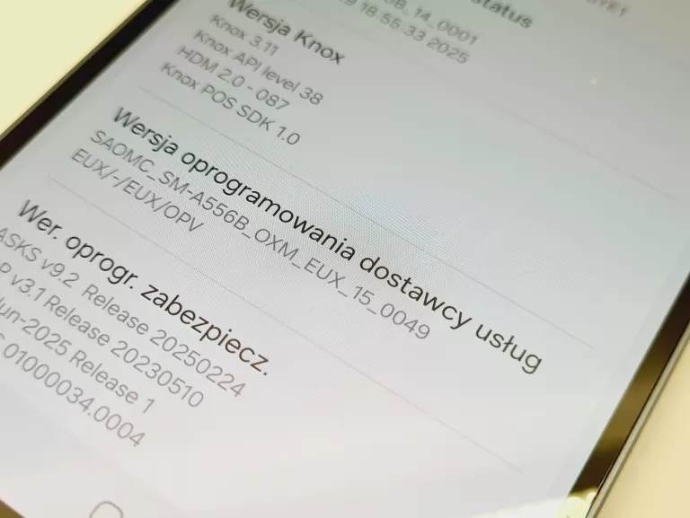 TELEFON SAMSUNG GALAXY A55 5G 8/256GB NA CZĘŚCI