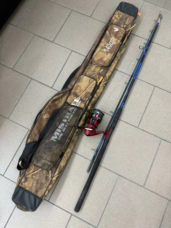 WĘDKA DRAGON MAGNUM SEA JIX X3 + KOŁWOROTEK REDCAT 80 MISTRALL + POKROWIEC
