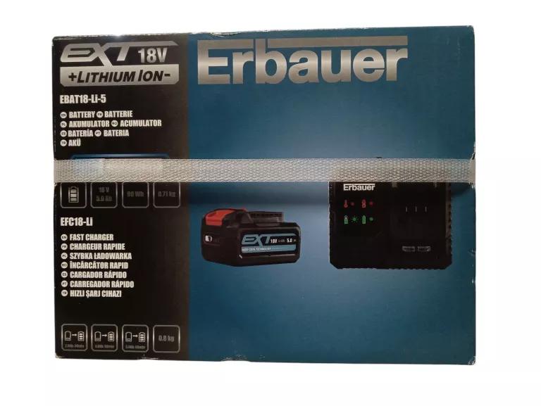 ERBAUER ZESTAW ZASILAJĄCY EFC18LI + 5.0AH 5AH 18V
