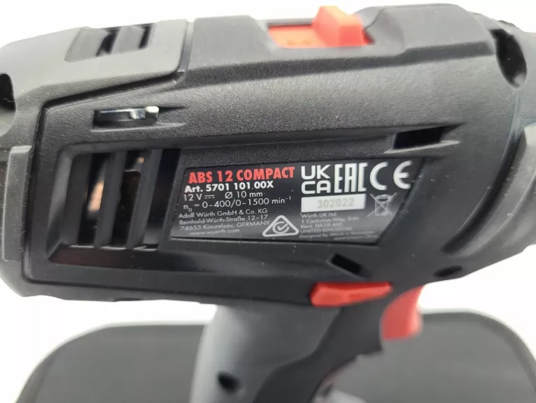 WURTH WIERTARKO-WKRĘTARKA AKUMULATOROWA ABS 12 COMPACT