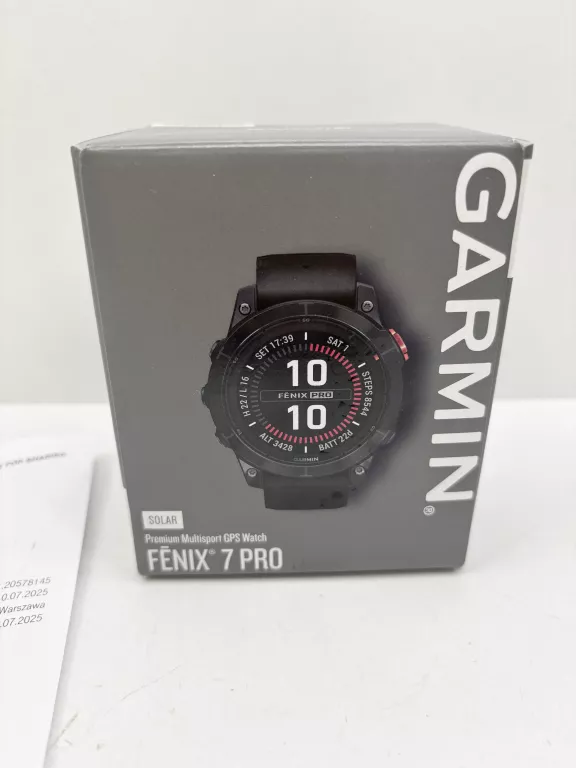 GARMIN FENIX 7 PRO SOLAR GWARANCJA