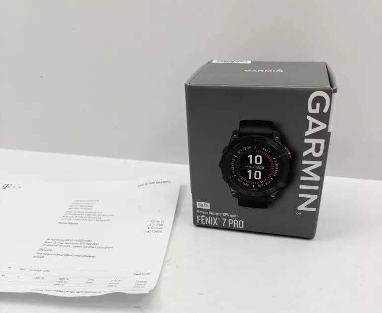 GARMIN FENIX 7 PRO SOLAR GWARANCJA
