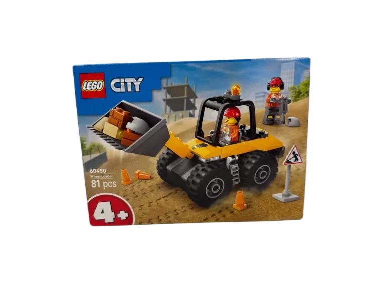 LEGO CITY 60450 ŁADOWARKA KOŁOWA CITY 60450 ŻÓŁTA