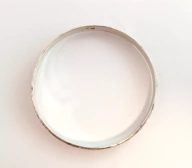 STARA SREBRNA BRANSOLETKA ŚREDNICA:72MM 19,79G