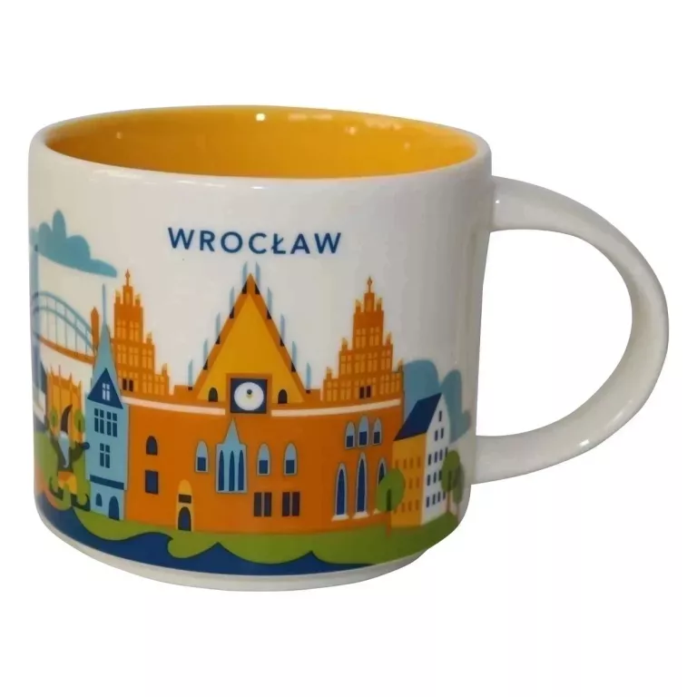ORYGINALNY KUBEK STARBUCKS YOU ARE HERE CERAMIKA WROCŁAW 414 ML