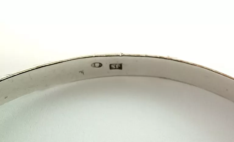 STARA SREBRNA BRANSOLETKA ŚREDNICA:72MM 19,79G