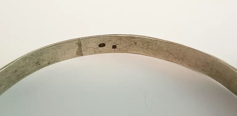 STARA SREBRNA BRANSOLETKA WARMET KOŁO ŚREDNICA: 66MM 16,87G