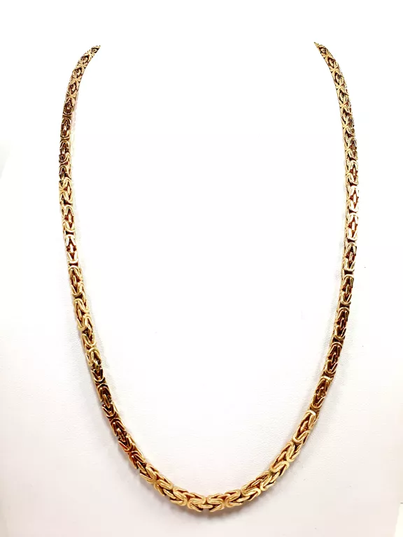NIENOSZONY ZŁOTY ŁAŃCUCH - SPLOT KRÓLEWSKI - 585 14K 60CM 62,83G