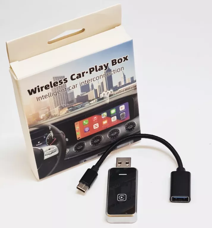 CAR PLAY WIERLESS BOX BEZPRZEWODOWY ADAPTER SAMOCHODOWY