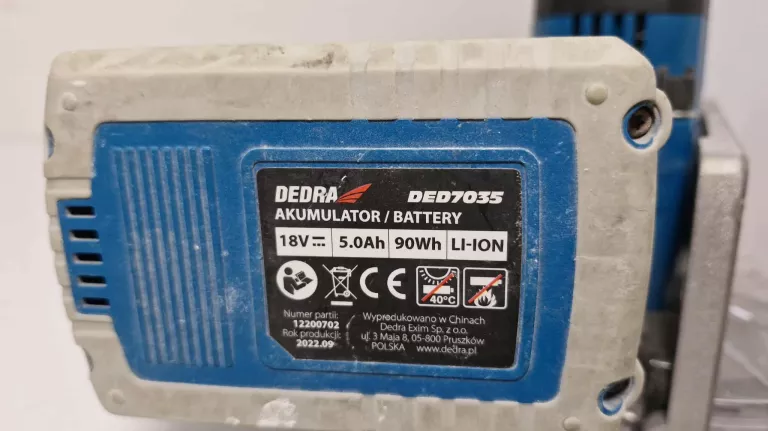 PILARKA DEDRA 7164+AKU+ŁADOWARKA