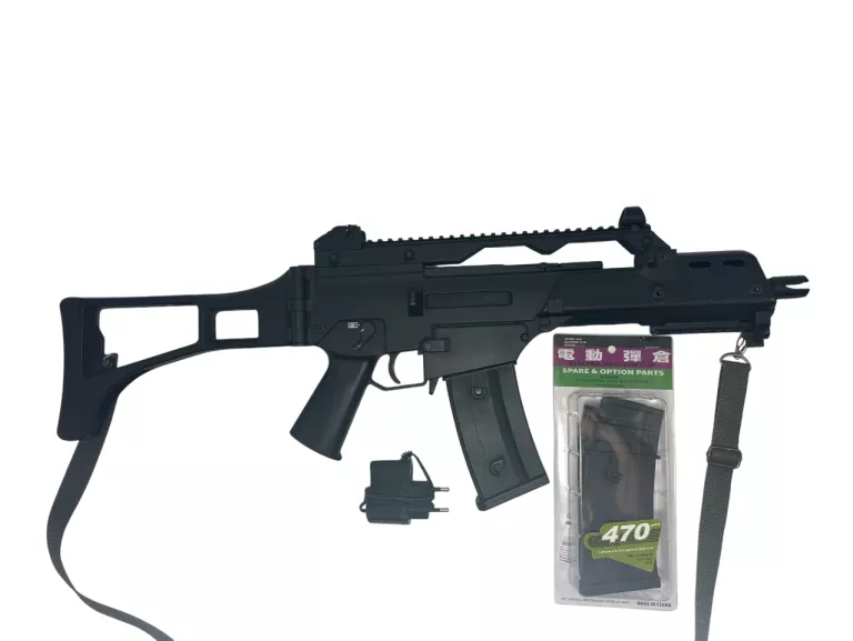 KARABINEK ASG JG WORKS G608 (G36C) + 2 MAGAZYKI HI-CAP (470 BB)