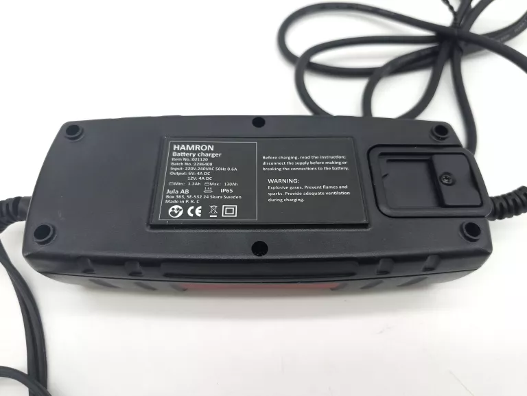 PROSTOWNIK SAMOCHODOWY ŁADOWARKA 6V/12V HAMRON