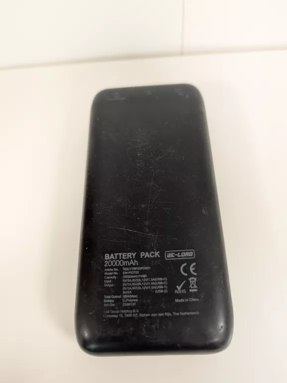 POWERBANK 20000MAH RE LOAD