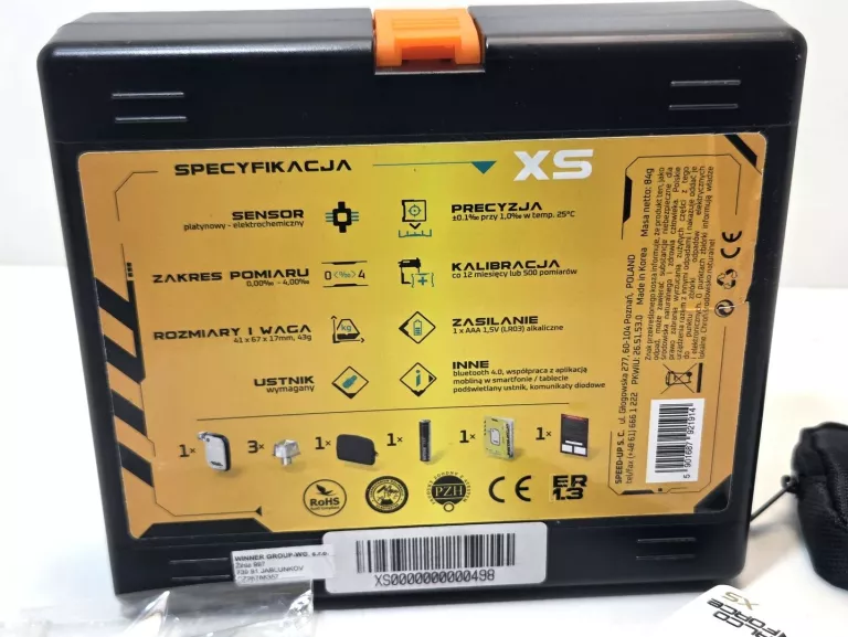 ALKOMAT ELEKTROCHEMICZNY ALCOFORCE XS BIAŁY