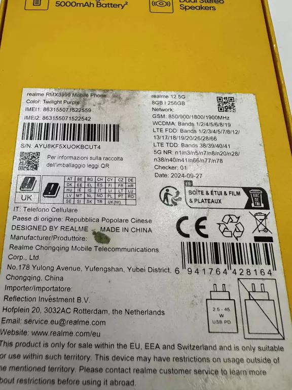 TELEFON REALME 12 5G 8/256GB